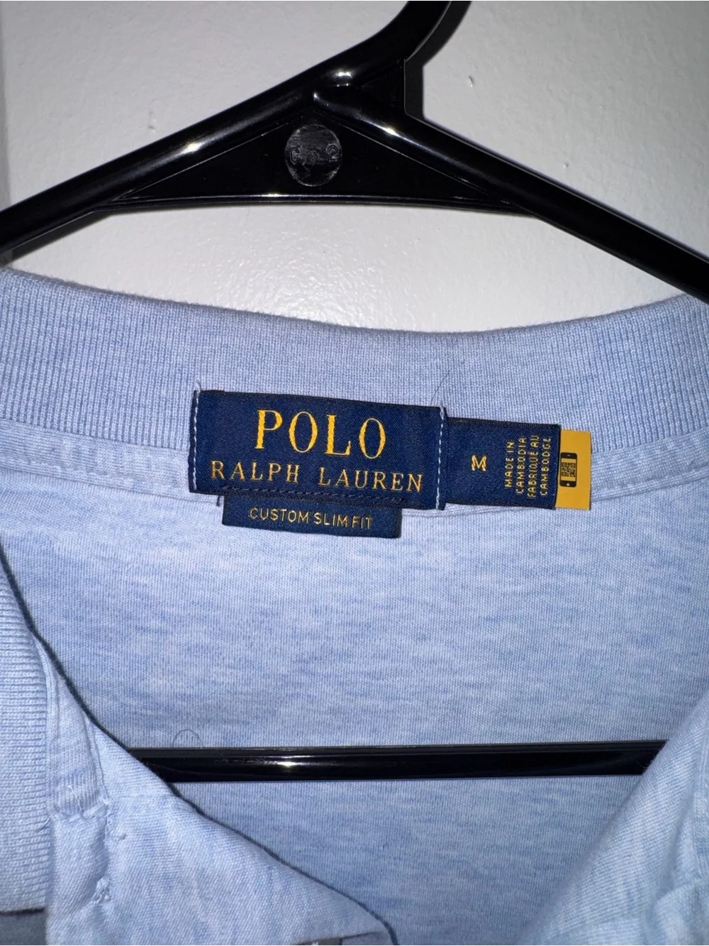 Ralph Lauren Light Blue Short-Sleeve Polo with Embroidered Pony